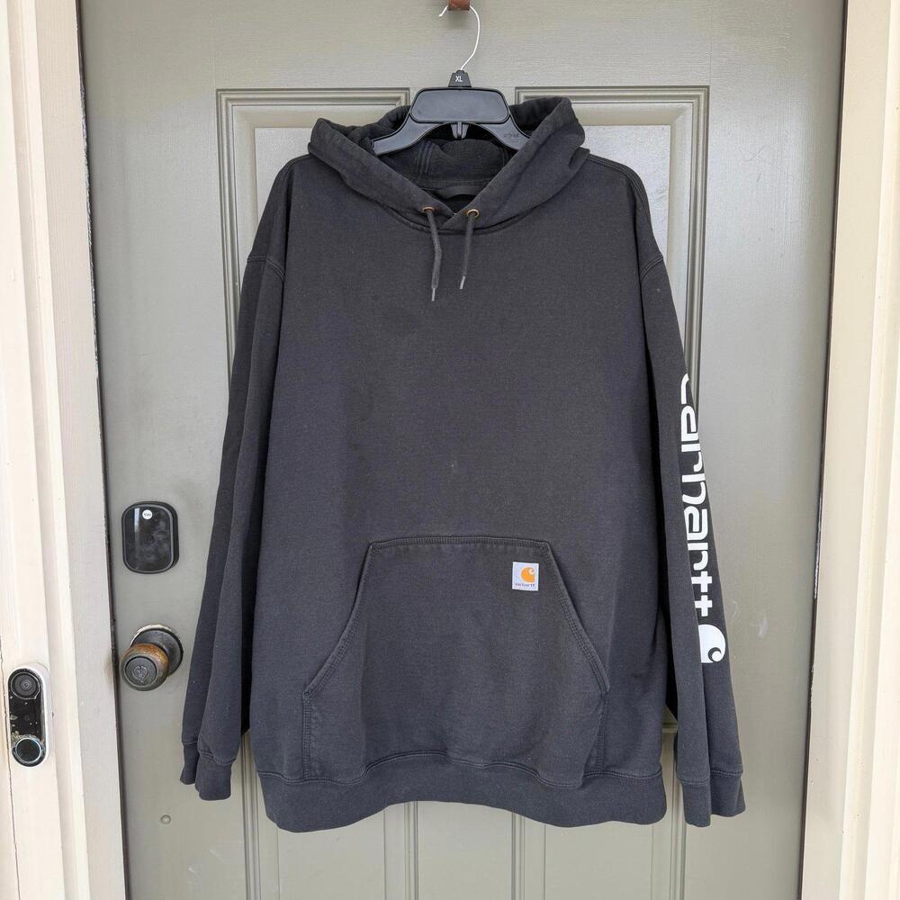Carhartt Loose Fit Midweight Logo Sleeve‎ Graphic Sweatshirt 2XL